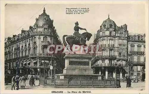 Cartes postales Orleans La Place du Martroi