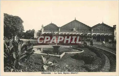 Cartes postales Orleans La Gare Square Albert Ier