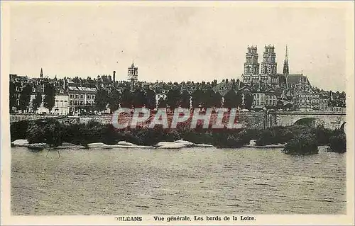 Cartes postales Orleans Vue generale Les bords de la Loire