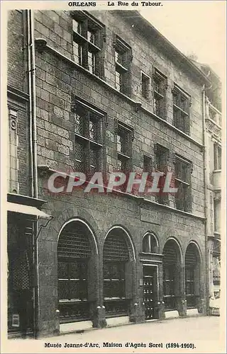 Ansichtskarte AK Orleans La Rue du Tabour Musee Jeanne d'Arc Maison d'Agnes Sorel