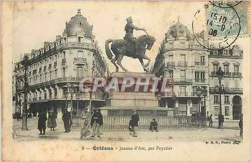 Cartes postales Orleans Jeanne d'Arc par Foyatier