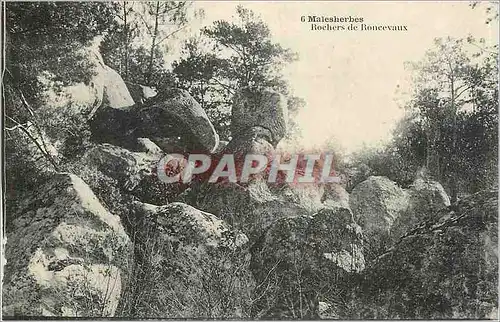 Cartes postales Malesherbes Rochers de Roncevaux