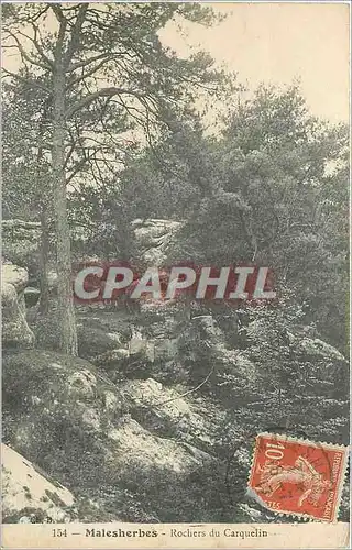 Cartes postales Malesherbes Rochers du Carquelin