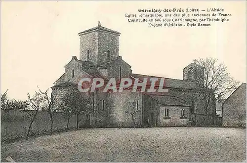 Ansichtskarte AK Germigny des Pres Loiret L'Abside Eglise remarquable