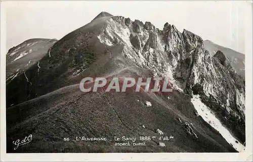 Cartes postales L'Auvergne Le Sancy aspect ouest