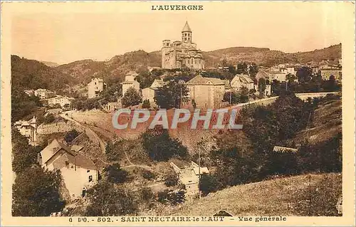 Ansichtskarte AK L'Auvergne Saint Nectaire le Haut Vue generale