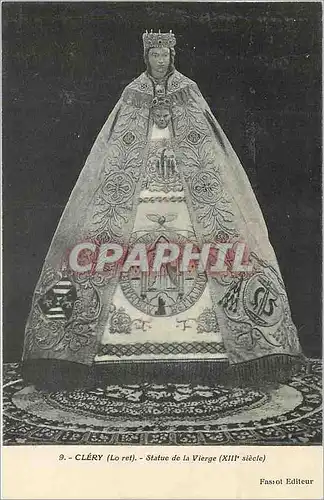 Cartes postales Clery Loiret Statue de la Vierge