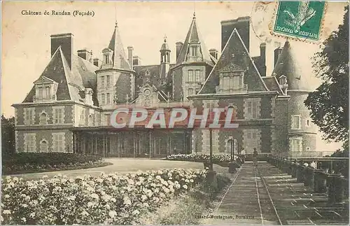 Cartes postales Chateau de Randan Facade