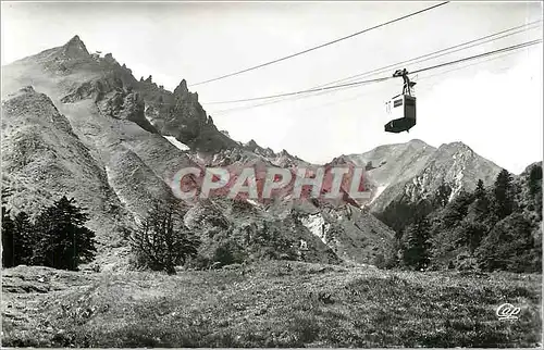 Moderne Karte Le Mont Dore P de D Le Sancy Teleferique