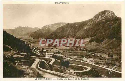 Ansichtskarte AK L'Auvergne Le Mont Dore Vallee du Sancy et le Capucin