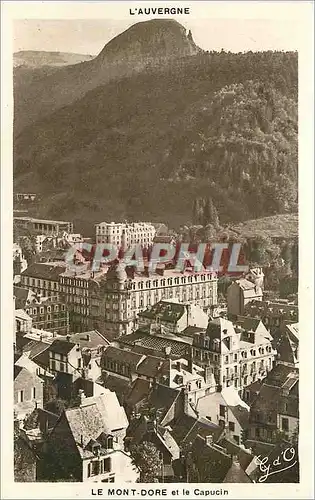 Cartes postales L'Auvergne Le Mont Dore et le Capucin