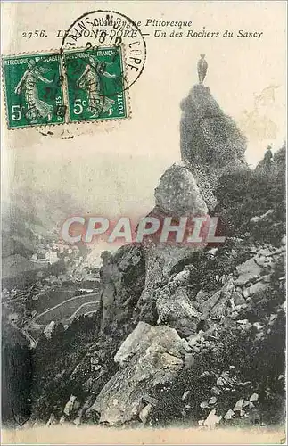 Cartes postales Le Mont Dore Un des Rochers du Sancy