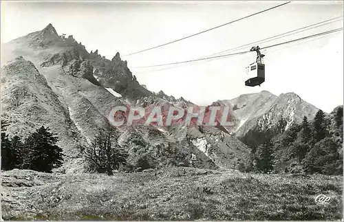 Moderne Karte Le Mont Dore P de D Le Sancy Teleferique