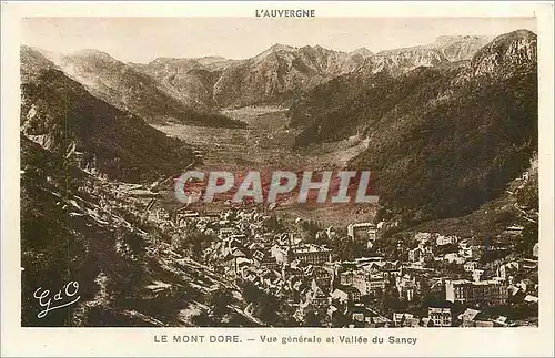 Ansichtskarte AK L'Auvergne Le Mont Dore Vue generale et Vallee du Sancy