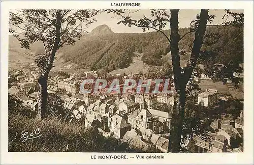 Cartes postales moderne L'Auvergne Le Mont Dore Vue generale Teleferique