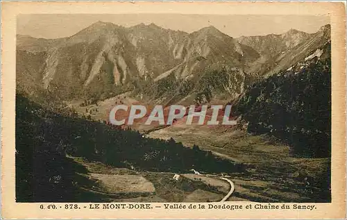 Ansichtskarte AK Le Mont Dore Vallee de la Dordogne et Chaine du Sancy