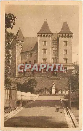 Cartes postales Pau Basses Pyrenees Le Chateau vue de la Basse Plante