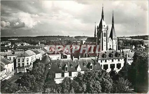 Ansichtskarte AK Dourdan S et O L'Eglise Saint Germain vue du Donjon