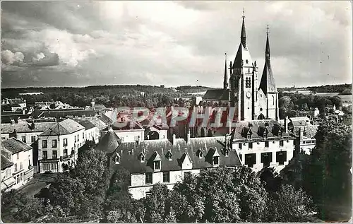 Cartes postales Dourdan S et O L'Eglise Saint Germain vue du Donjon