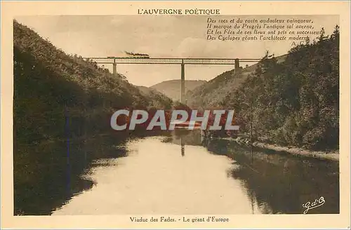 Cartes postales Viaduc des Fades Le geant d'Europe