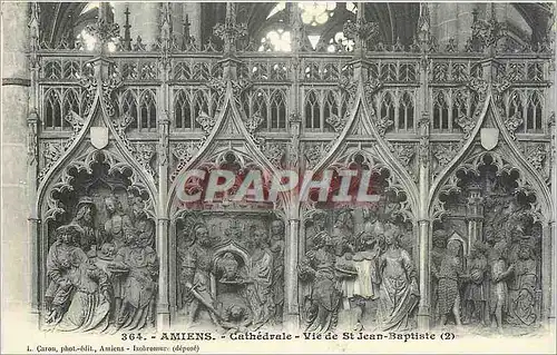 Cartes postales Amiens Cathedrale Vie de St Jean Baptiste