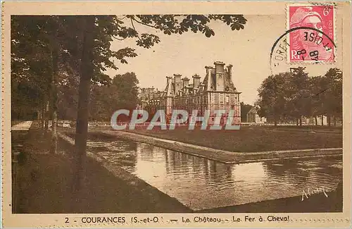 Ansichtskarte AK Courances S et O Le Chateau Le Fer a Cheval