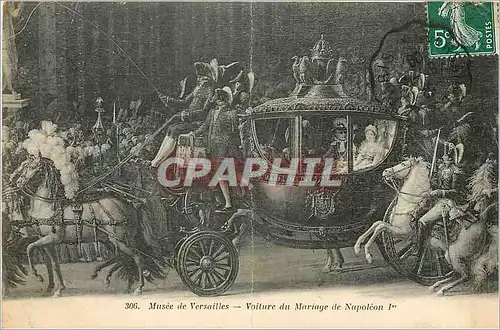 Cartes postales Musee de Versailles Voiture du Mariage de Napoleon 1er