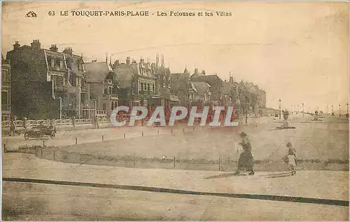 Ansichtskarte AK Le Touquet Paris Plage Les Pelouses et les Villas