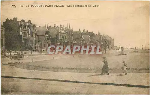 Cartes postales Le Touquet Paris Plage Les Pelouses et les Villas