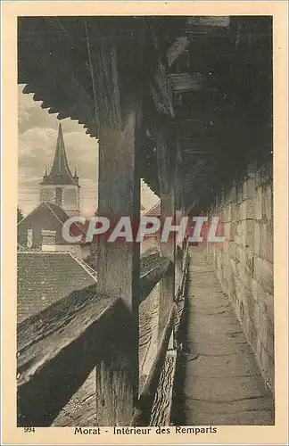 Cartes postales Morat Interieur des Remparts
