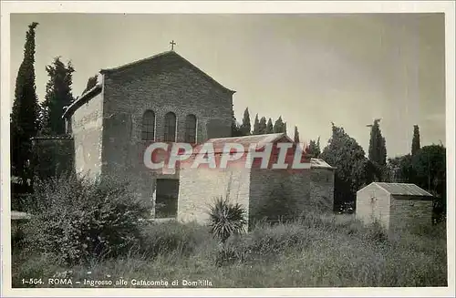 Ansichtskarte AK Roma Ingresso alle Catacombe di Domitilla