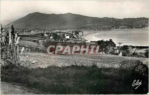 Moderne Karte Hendaye BP Vue generale au fond les Monts Espagnols