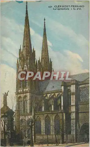 Cartes postales Clermont Ferrand La Cathedrale