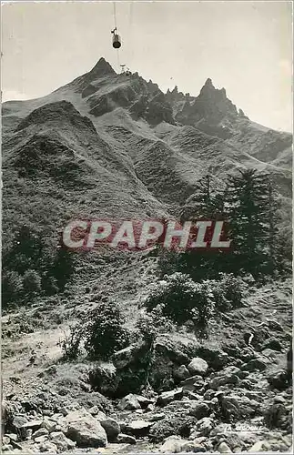 Cartes postales moderne Le Mont Dore P de D Le Puy de Sancy et le Teleferique