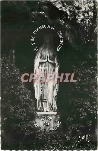 Cartes postales moderne Lourdes Htes Pyrenees La Vierge de la Grotte Miraculeuse