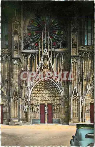 Cartes postales moderne Strasbourg La Cathedrale Porche central