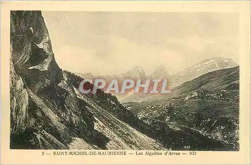 Ansichtskarte AK Saint Michel de Maurienne Les Aiguilles d'Arves