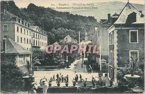 Ansichtskarte AK Dauphine Uriage les Bains Casino Etablissement Thermal et Grand Hotel