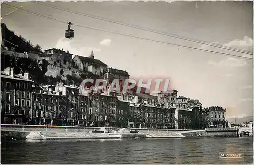 Cartes postales moderne Grenoble Isere Quai Perriere Le teleferique