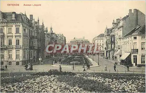 Cartes postales Ostende Avenue Leopold