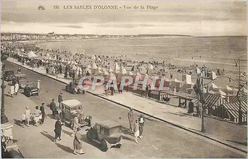 Cartes postales Les Sables d'Olonne Vue de la Plage