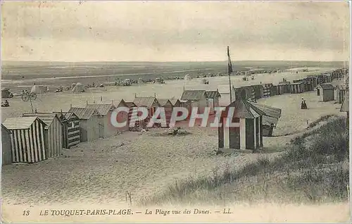 Cartes postales Le Touquet Paris Plague La Plague vue des Dunes