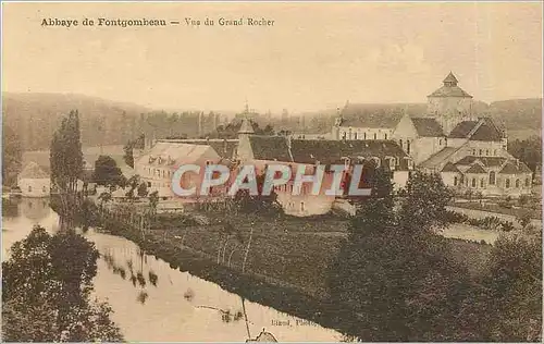 Ansichtskarte AK Abbaye de Fontgombeau Vue du Grand Rocher