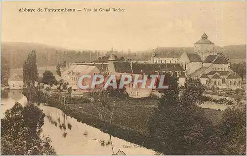 Cartes postales Abbaye de Fontgombeau Vue du Grand Rocher