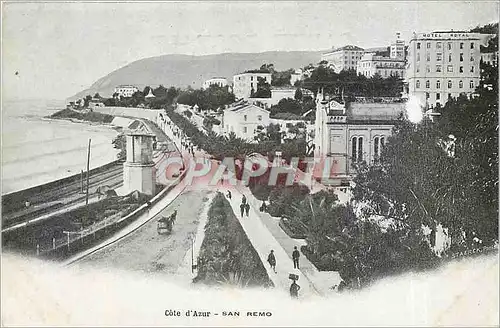 Ansichtskarte AK Cote d'Azur San Remo