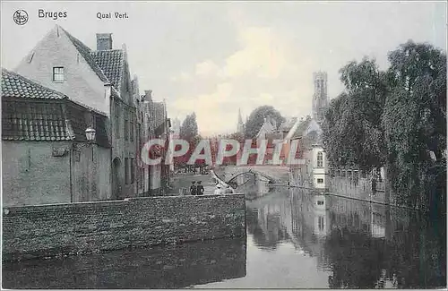 Cartes postales Bruges Quai Vert