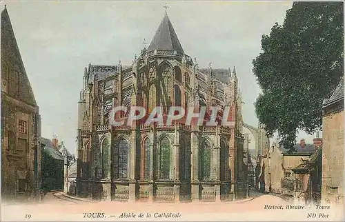 Cartes postales Tours Abside de la Cathedrale