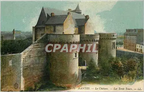 Cartes postales Nantes Le Chateau Les Trois Tours