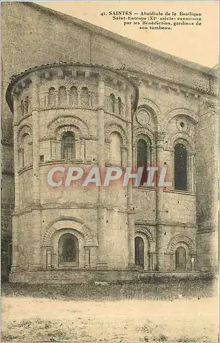 Cartes postales Saintes Absidiole de la Basilique Saint Eutrope