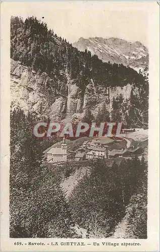 Cartes postales Savoie La Giettaz Un Village alpestre